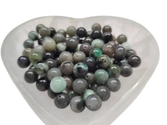 Émeraude - 8 mm - 20 Perles Les Précieuses Perles