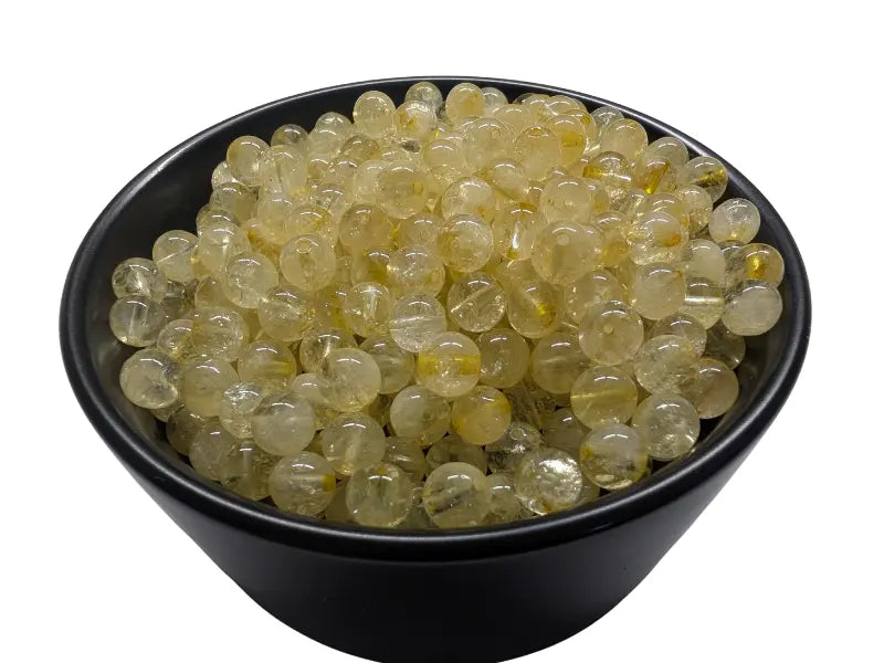 Citrine - 6 mm - 30/60 Perles Les Précieuses Perles
