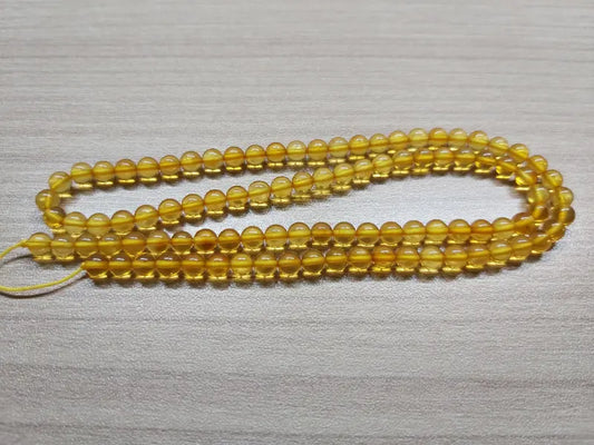 Ambre naturel - 4 mm - fil de 41 cm Les Précieuses Perles