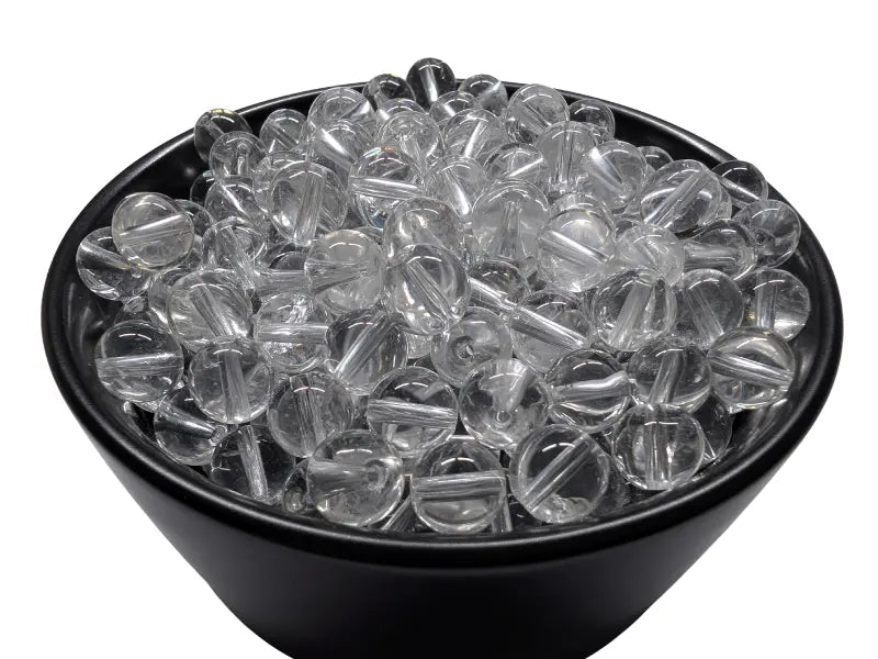 Cristal de Roche - 8 mm - 20/40 Perles Les Précieuses Perles