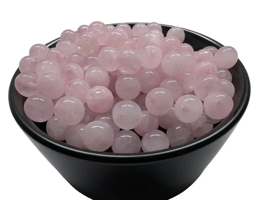 Quartz rose - 8 mm - 20/40 Perles Les Précieuses Perles