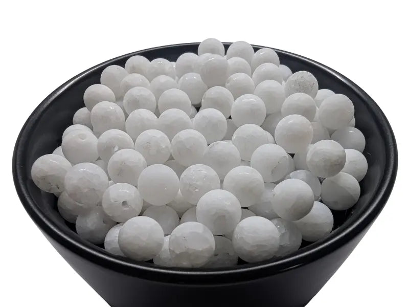 Jade blanc - 8 mm - 20/40 Perles Les Précieuses Perles