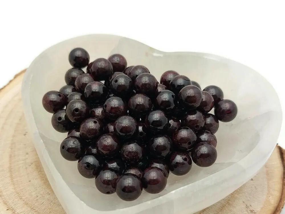 Grenat - 10 mm - 10/20 Perles Les Précieuses Perles