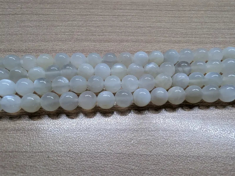 Pierre de lune Grade A - 6 mm - 30/60 Perles Les Précieuses Perles