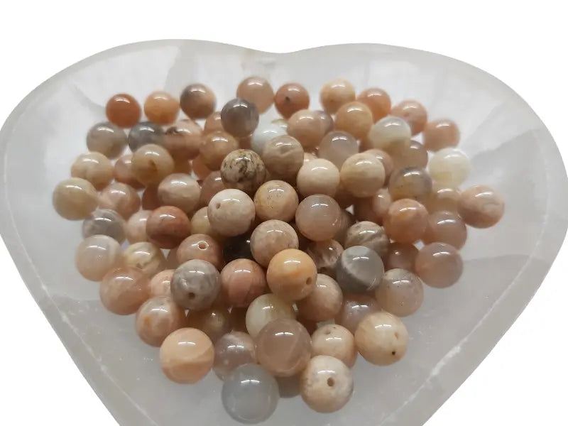 Pierre de soleil - 8 mm - 20/40 Perles Les Précieuses Perles