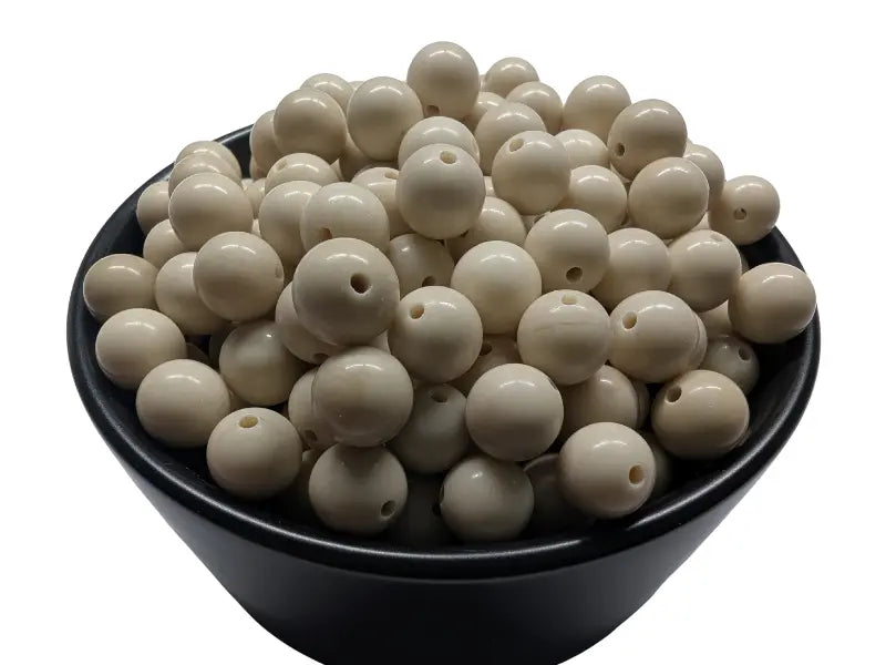 Pierre fossile - 8 mm - 40 Perles Les Précieuses Perles
