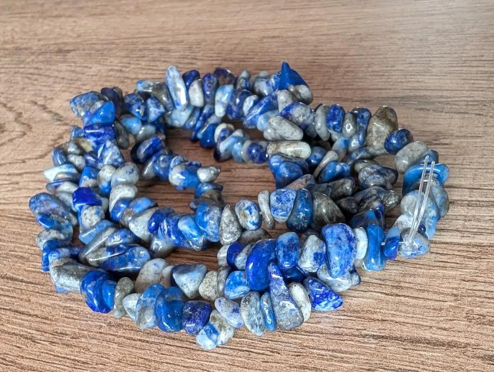 Lapis Lazuli - Puces percées Les Précieuses Perles