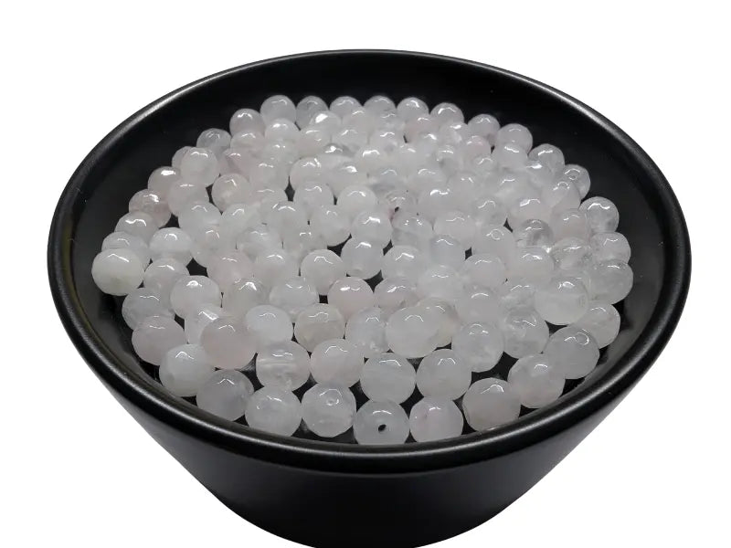 Quartz à Facettes - 6 mm - 30 Perles Les Précieuses Perles