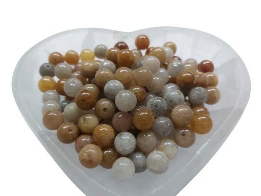 Quartz rutile - 8 mm - 20/40 Perles Les Précieuses Perles