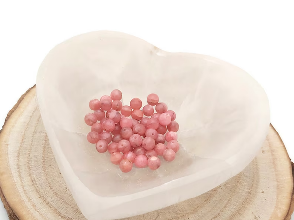 Rhodochrosite - 6 mm -30 Perles