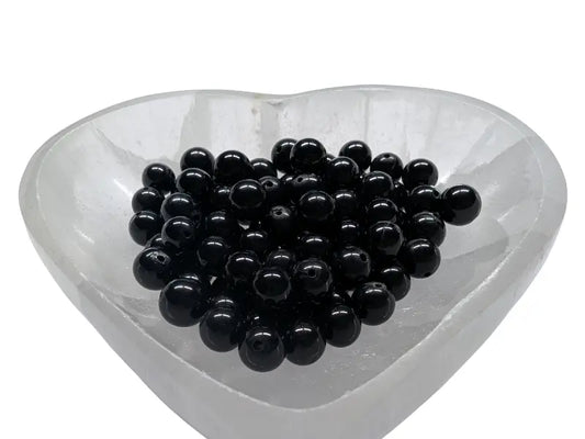 Spinelle noire - 8 mm - 10/20 Perles Les Précieuses Perles