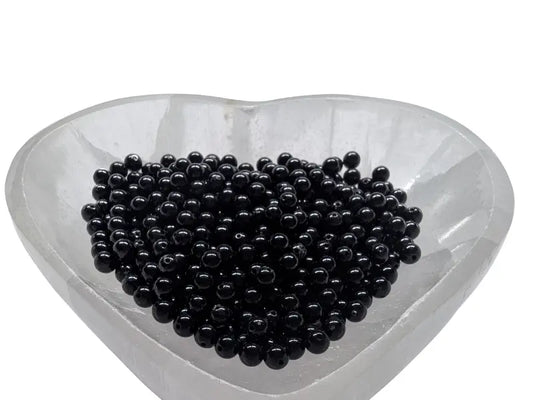 Tourmaline noire - 4 mm - 40/80 Perles Les Précieuses Perles