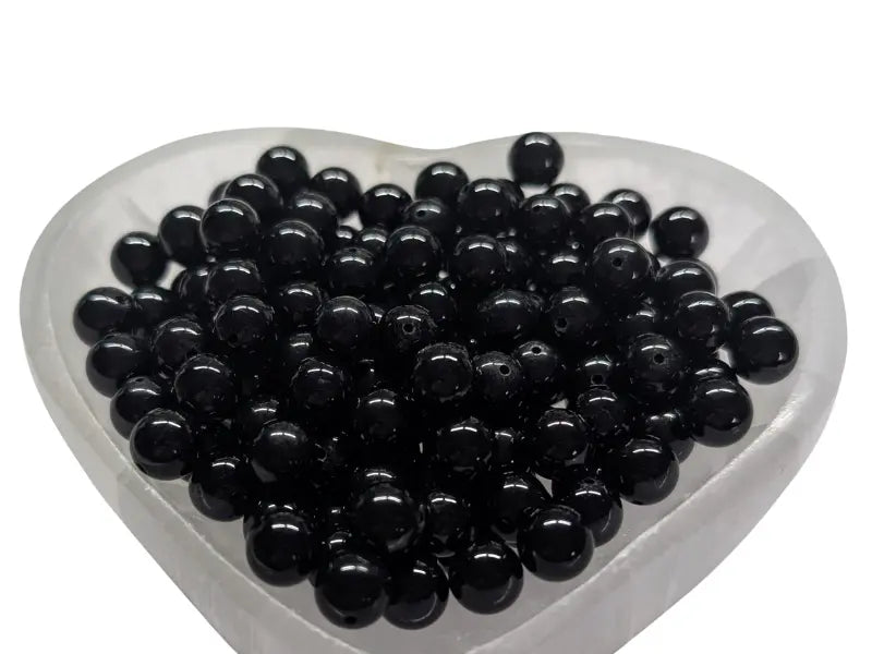 Tourmaline noire - 8 mm - 20/40 Perles Les Précieuses Perles