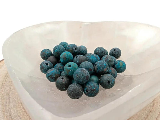 Turquoise mat - 8 mm - 20/40 Perles Les Précieuses Perles