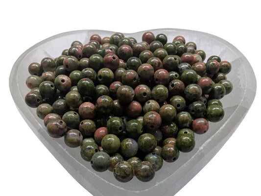 Unakite - 6 mm - 30/60 Perles Les Précieuses Perles