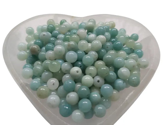 Amazonite - 6 mm - 30/60 Perles Les Précieuses Perles