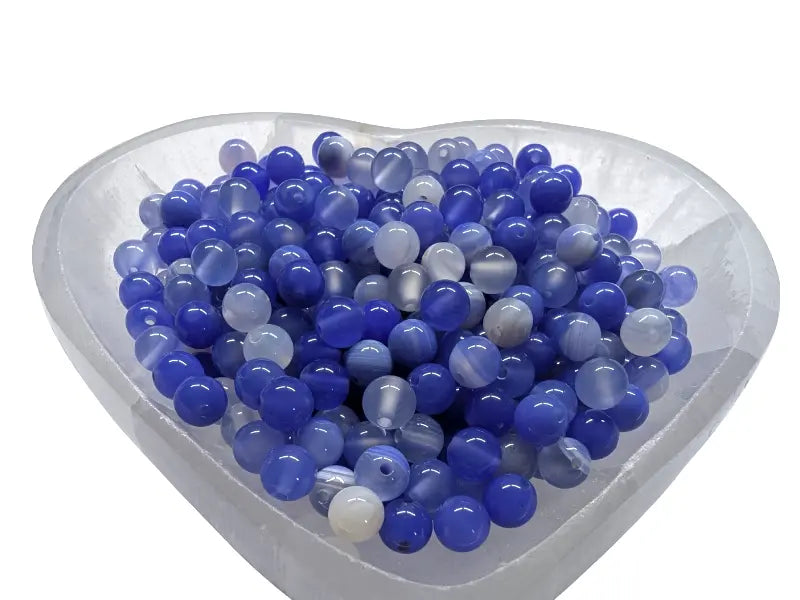 Calcédoine - 6 mm - 60 Perles Les Précieuses Perles