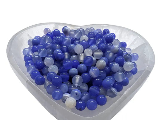 Calcédoine - 6 mm - 60 Perles Les Précieuses Perles