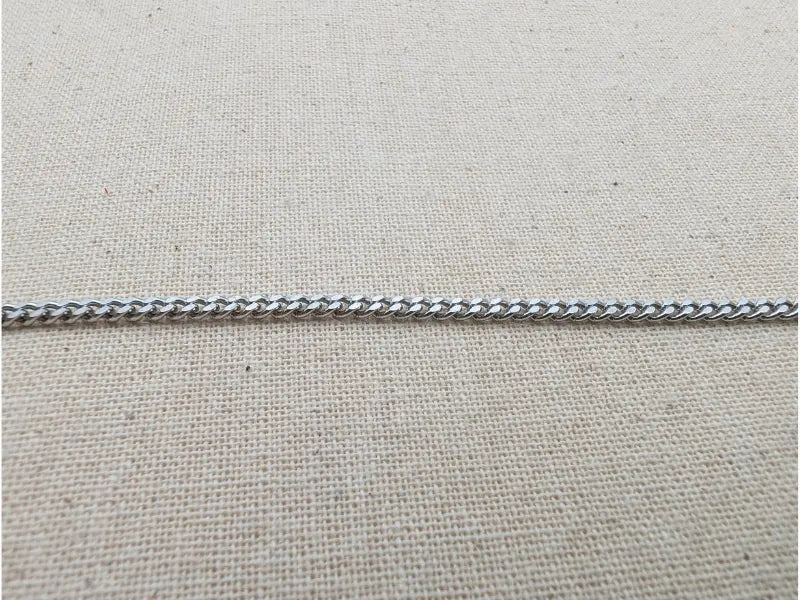 Chaîne maille gourmette 3 x 2 mm acier inoxydable 304 – Vendue au mètre Les Précieuses Perles