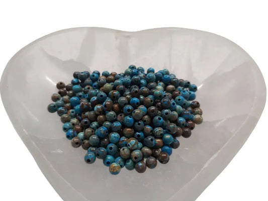 Chrysocolle - 4 mm - 80 Perles Les Précieuses Perles