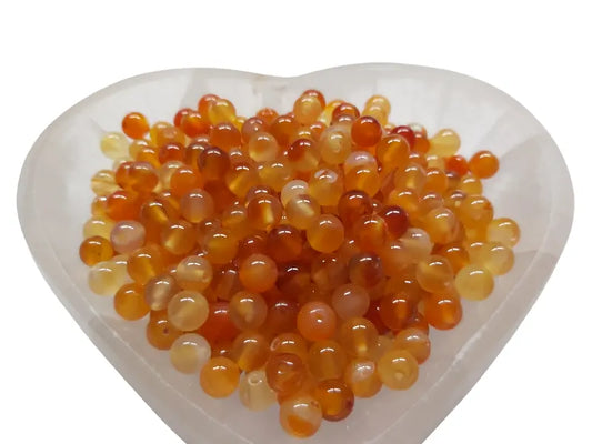 Cornaline - 6 mm - 30/60 Perles Les Précieuses Perles