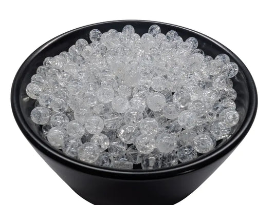 Cristal de Roche craquelé - 6 mm - 30/60 Perles Les Précieuses Perles