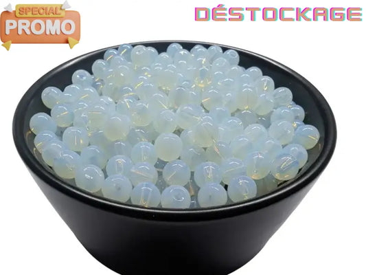 Opalite synthétique Grade AA -  6 mm - 60 Perles Les Précieuses Perles