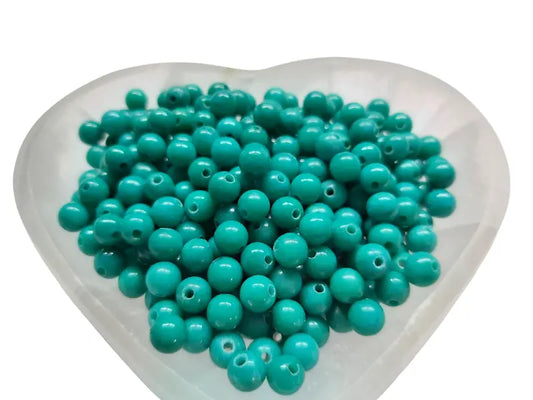 Dolomite vert turquoise - 6 mm - 60 Perles Les Précieuses Perles