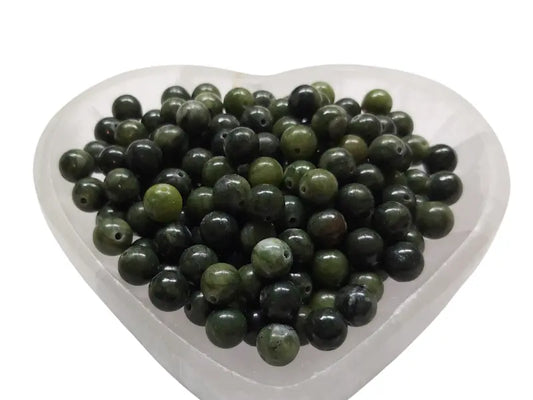 Jade vert - 8 mm - 40 Perles Les Précieuses Perles