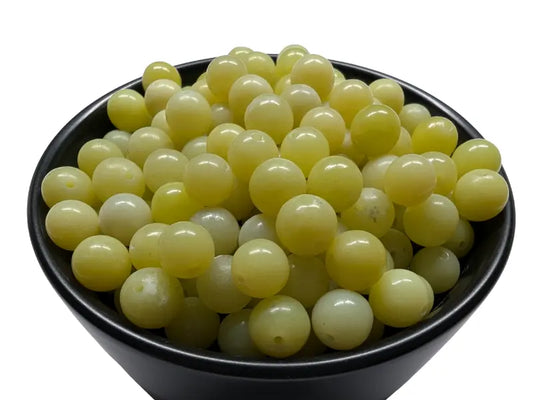 Jade citron - 8 mm - 40 Perles Les Précieuses Perles