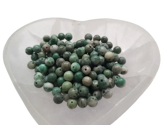 Jade vert - 6 mm - 30/60 Perles Les Précieuses Perles