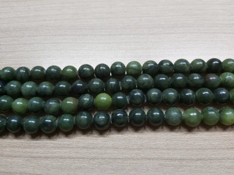 Jade vert - 8 mm - 40 Perles Les Précieuses Perles