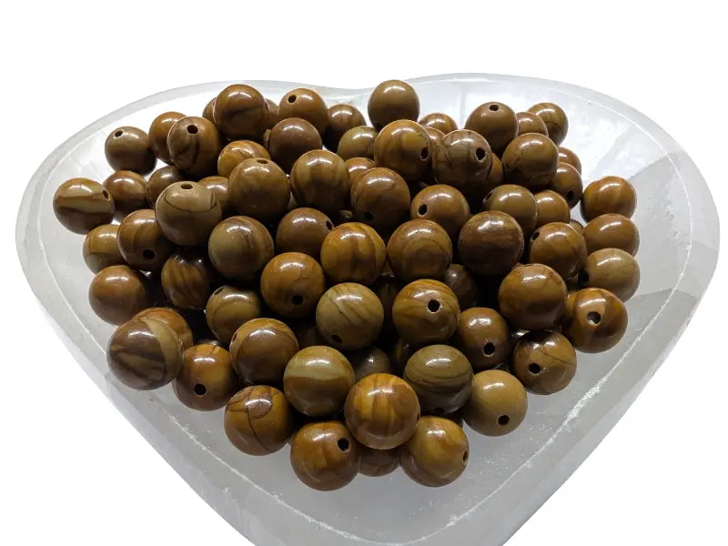 Jaspe marron - 8 mm - 40 Perles Les Précieuses Perles