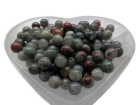 Jaspe sanguin - 8 mm - 20/40 Perles Les Précieuses Perles