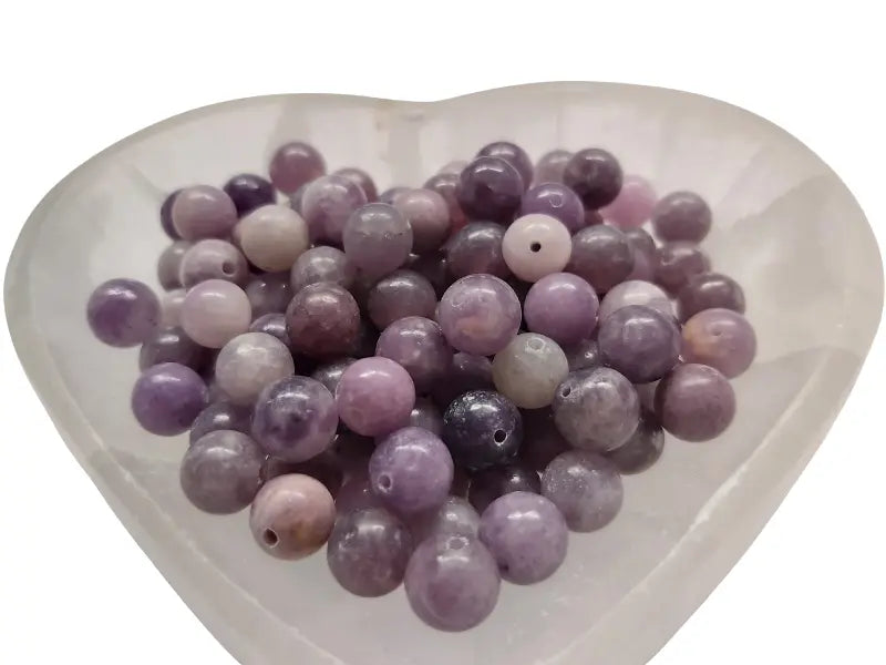 Lépidolite  - 8 mm - 20/40 Perles Les Précieuses Perles
