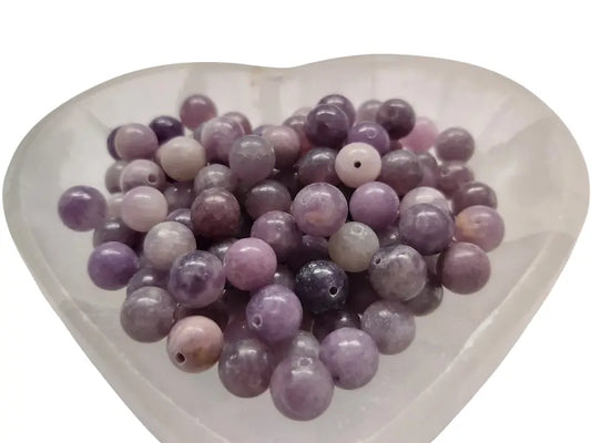 Lépidolite  - 8 mm - 20/40 Perles Les Précieuses Perles