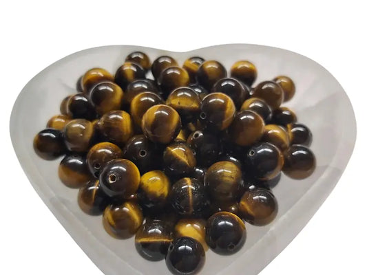 Œil de tigre - 10 mm - 10/20 Perles Les Précieuses Perles