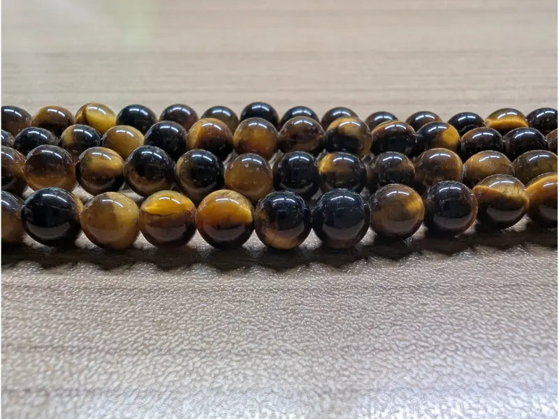 Œil de tigre Grade A - 6 mm - 30/60 Perles Les Précieuses Perles