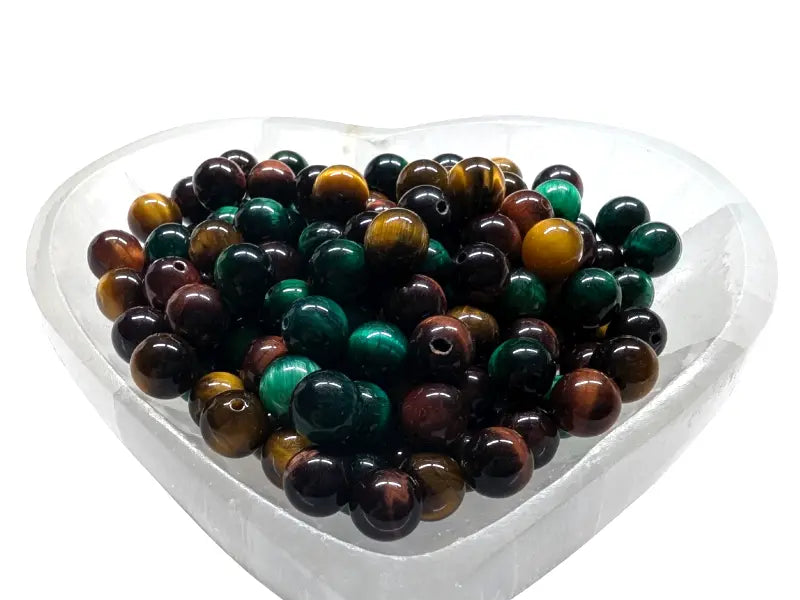 Œil de tigre Grade A - 8 mm - 20/40 Perles Les Précieuses Perles
