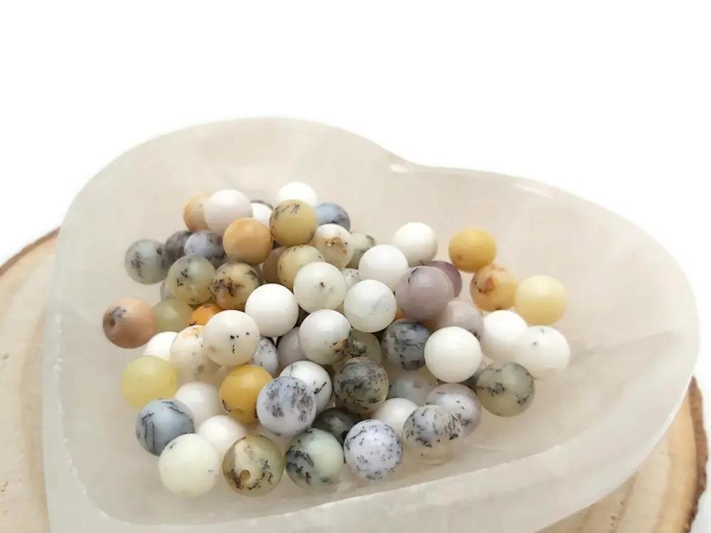 Opale africaine - 8 mm - 20/ 40 Perles Les Précieuses Perles