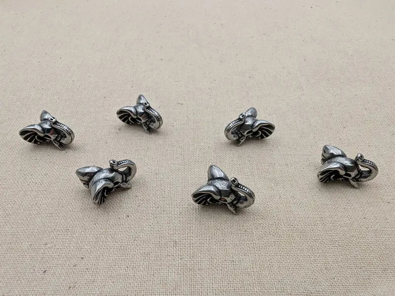 Perle décorative Tête d’Éléphant – Acier inoxydable 304 Les Précieuses Perles