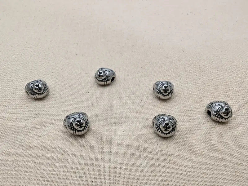 Perle décorative Tête de Lion – Acier inoxydable 304 Les Précieuses Perles