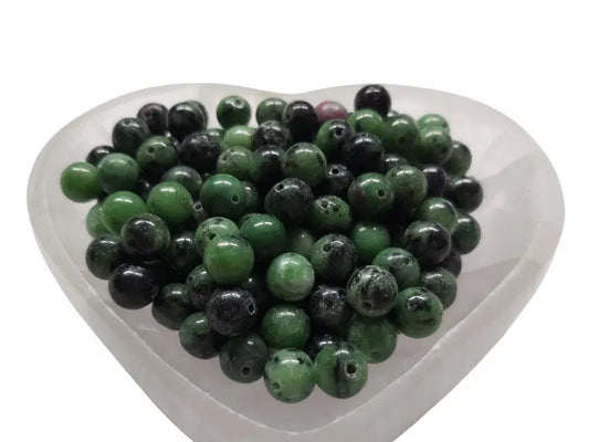 Rubis Zoisite - 8 mm - 20/40 Perles Les Précieuses Perles