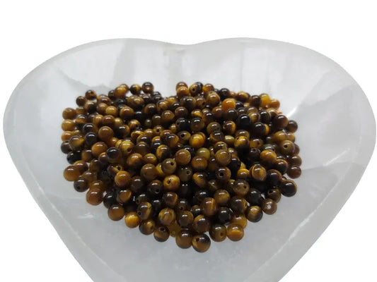 Œil de tigre grade A - 4 mm - 80 Perles Les Précieuses Perles