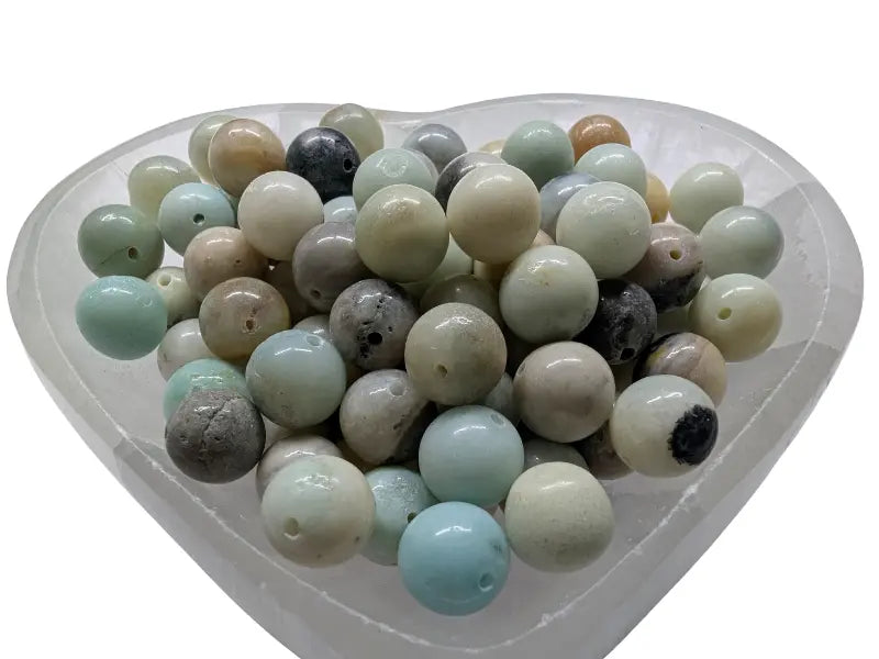 Amazonite - 10 mm - 20 Perles Les Précieuses Perles