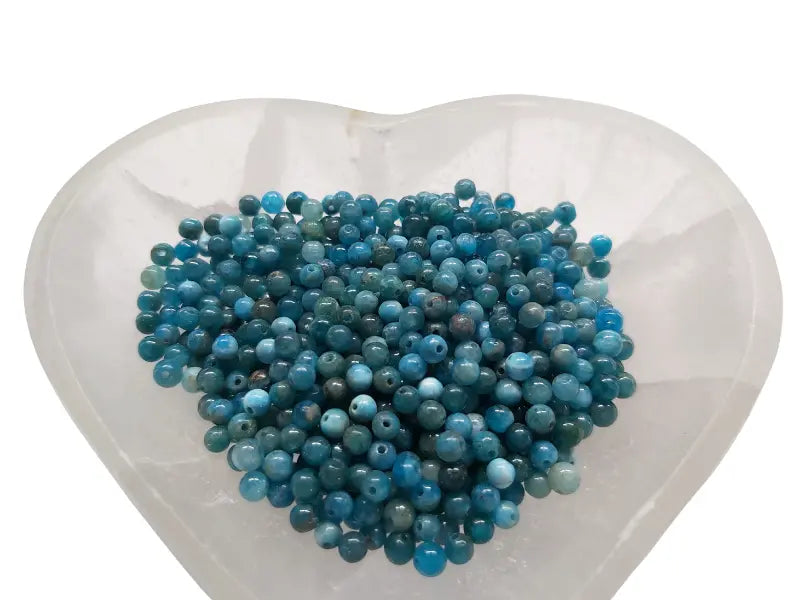 Apatite - 3,8 mm - 80 Perles Les Précieuses Perles