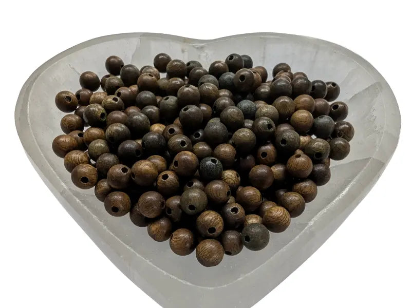 Bois de santal - 6 mm - 30/60 Perles Les Précieuses Perles