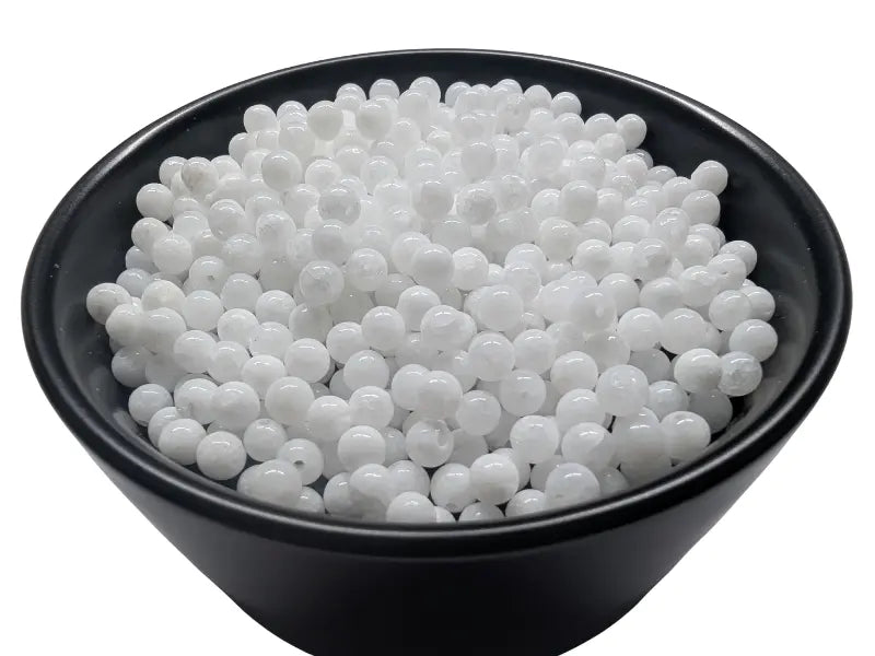 Jade blanc de Malaisie - 4 mm - 80 Perles Les Précieuses Perles