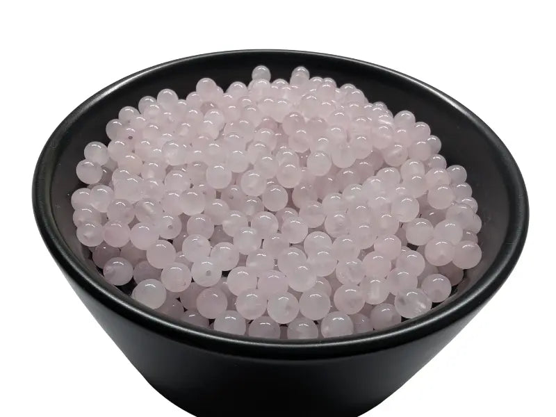 Quartz rose - 4 mm - 80 Perles Les Précieuses Perles