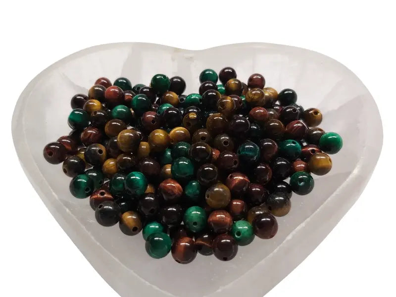 Œil de tigre Grade A - 6 mm - 30/60 Perles Les Précieuses Perles